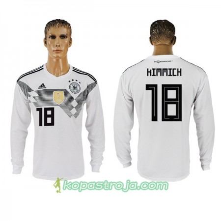 Billiga Fotbollströjor Tyskland Kimmich 18 WM 2018 Hemma tröja Långärmad